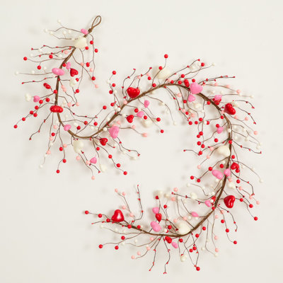 6 pi. Guirlande artificielle Saint-Valentin