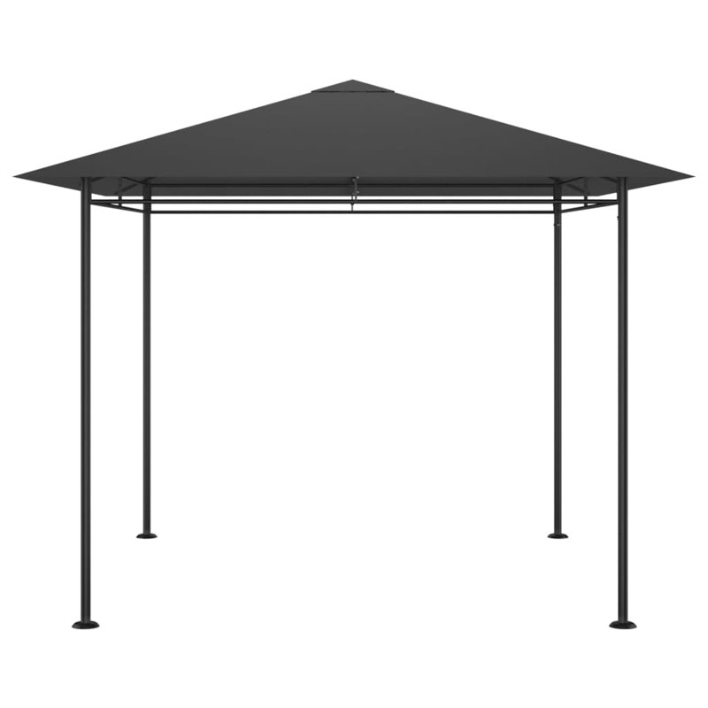 Thermalito 3 x 3m Steel Patio Gazebo, Anthracite