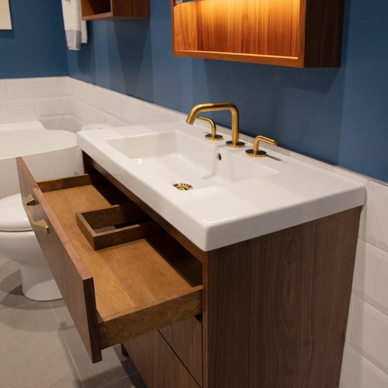 Sofi 31.5'' W Single Vanity, Ash Gray, Brushed Nickel, 2 Hole - 4" Centers