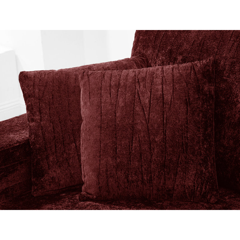 Fauteuil demi-tonneau rembourré avec porte-gobelets, Rouge