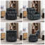 Fauteuil inclinable manuel pivotant en microfibre Idrissi-107084710