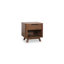 Table de chevet 1 tiroir en noyer