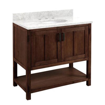 36"" Morris Single Bathroom Vanity Set with Oval Undermount Sink -  Signature Hardware, 463077