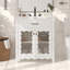 Meuble-lavabo moderne avec portes à fermeture douce-1498529891