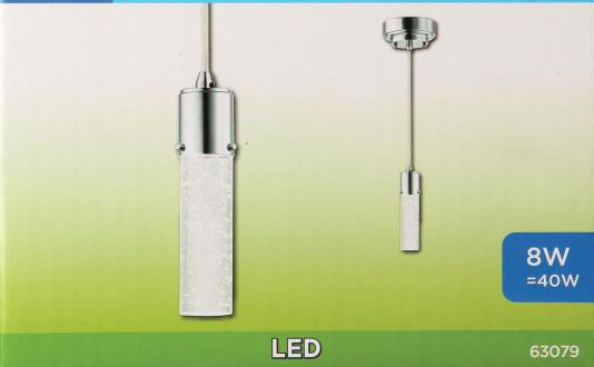 Crimmins 1 - Light Chrome Cylinder Pendant