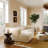 Tov Furniture Tarra Fluffy Oversized Cream Corduroy Modular LAF Sectional-93582132