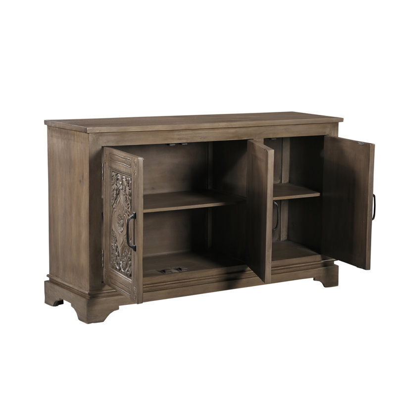 Buffet en bois massif 59 po Berlene