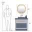 Miroir décoratif moderne Armstead