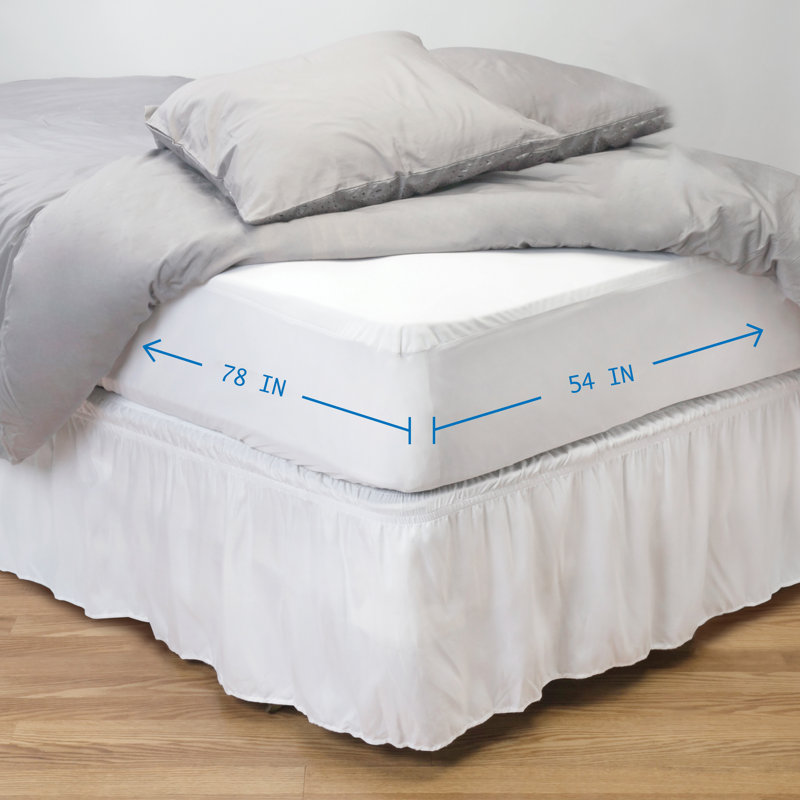 Alwyn Home 2 Pack Twin Size Premium Zippered Mattress Protector, Full / Double