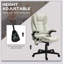 Fauteuil de bureau à 6 points de massage vibrant avec chaleur lombaire-381420729