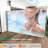 American Design 71" Tall 138" Deep Retractable Side Awning, Gray, Semi-transparent, With Printed Screens, For Pool And Balcony Sun Protection 71"x138" Gray Manual, Printing, Upf50+, Suitable Wooden