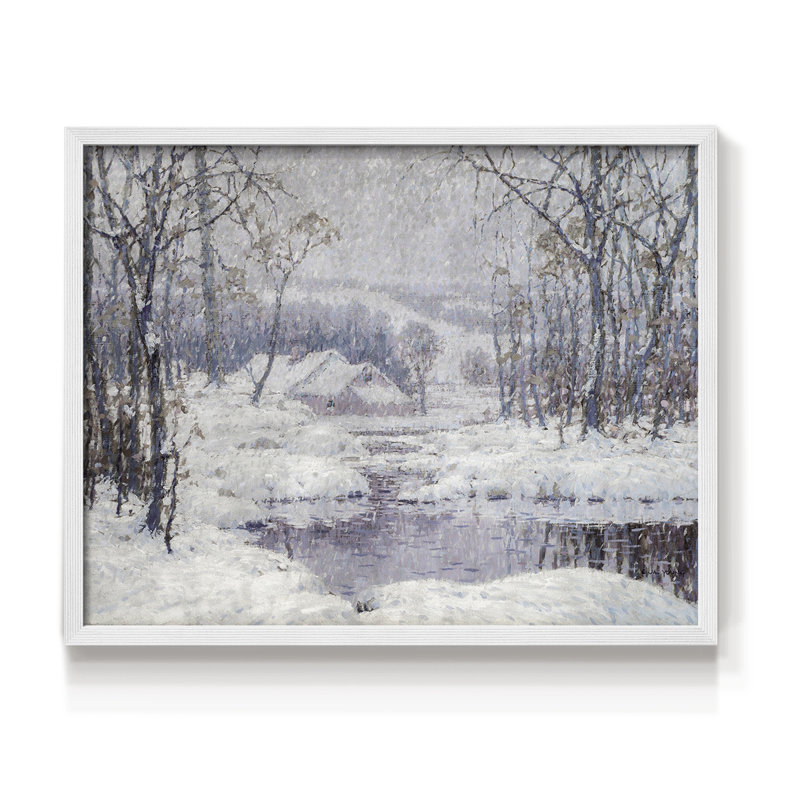 Paysages rétro-DCCLxxxv-impression encadrée - réversible, H 11 po x l 14 po, Blanc