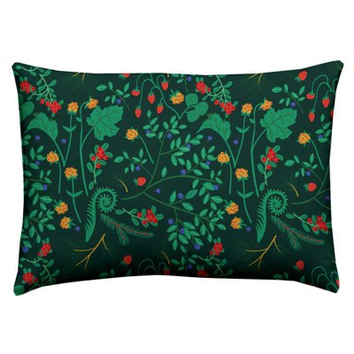 Afrin Floral Rectangular Cushion