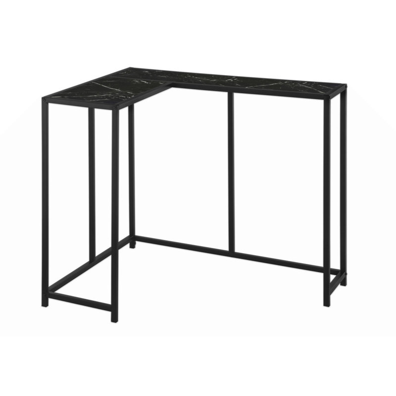Jordyn Accent Table, Console, Entryway, Narrow, Corner, Contemporary,, Black