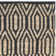 Arria Cape Cod Hand Woven Jute/Cotton Geometric Rug in Black/Natural