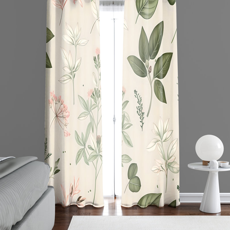 Window Curtains, 20" W x 82" L