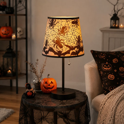 Table Decorations for Halloween in a Lamp Design, Sized 10.6x3.9 Inch