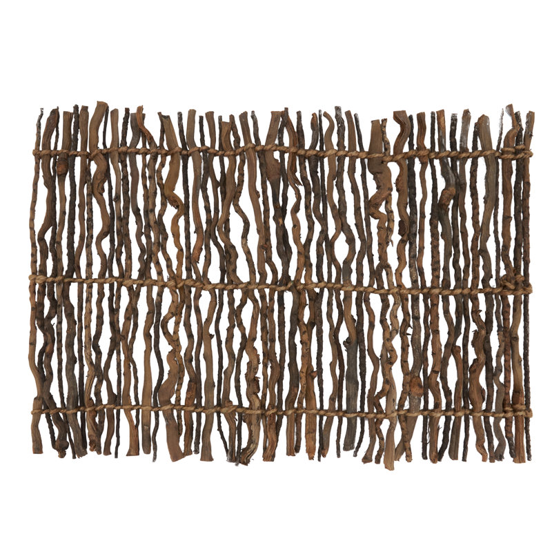 Napperons noix de coco (ensemble de 4), Marron foncé