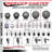 4 Piece Polyurethane Caster Set-92128067