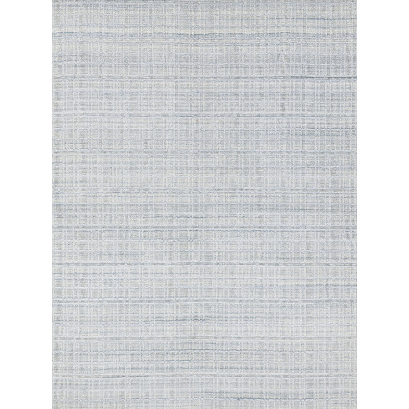 Area Rug in Light Blue, Rectangle 3' x 6'