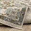Tapis ivoire / rouille Erlich Global Layered Medallions-1086099109