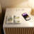 Scandi Nightstands with LED & Power Outlets(Set of 2)