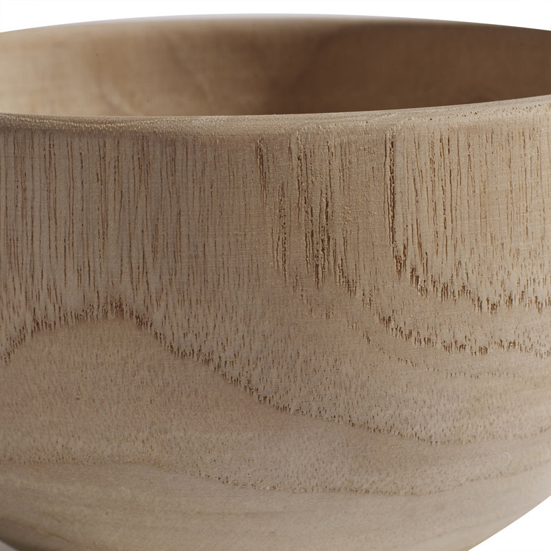 Petit bol en bois Pella, H 3,15 po x l 4,75 po x P 4,75 po