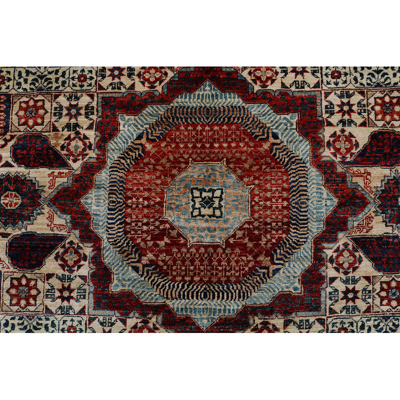 Aryana Wool Oriental Area Rug in Ivory