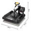 Machine de sublimation thermique 15 x 15 pouces 8 en 1