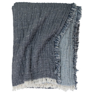 Dip-Dyed Ombre Alpaca Throw - Johanna Howard Home