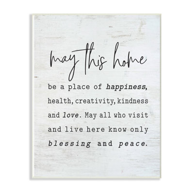 " May This Home " by Lettered And Lined