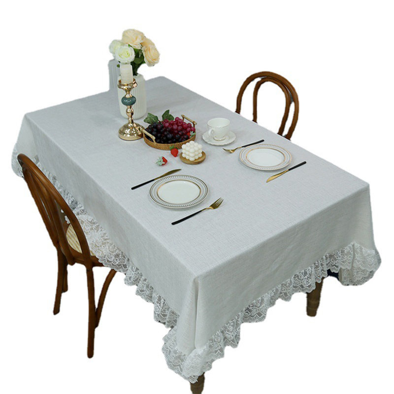 Lace Rectangular Tablecloth, 87" L