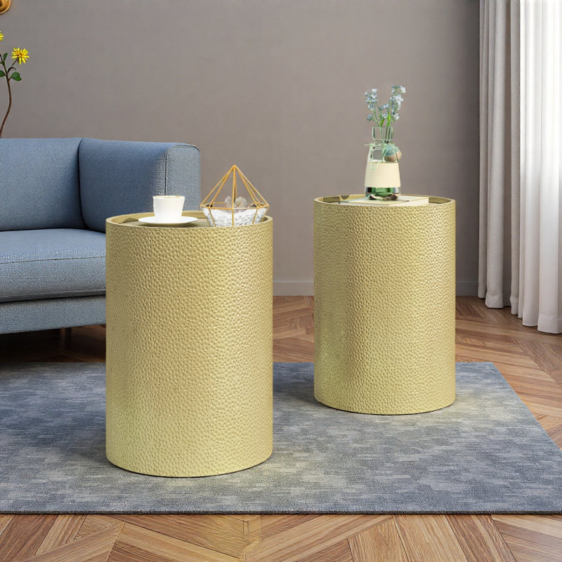 METAL SIDE TABLE, Gold