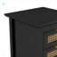 Ensemble de lit plateforme en bois 3 pièces avec tête de lit en rotin naturel-659138678-659138679