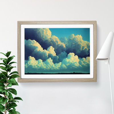 Pleasant Clouds - Single Picture Frame Print