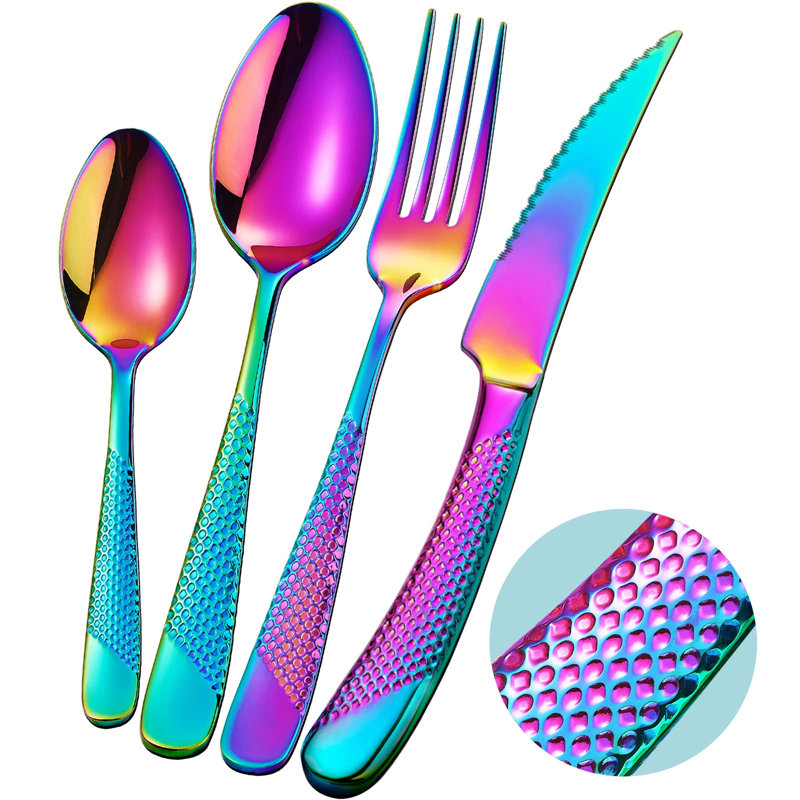 Everly Quinn Levelland Stainless Steel Flatware Set - Service for 4