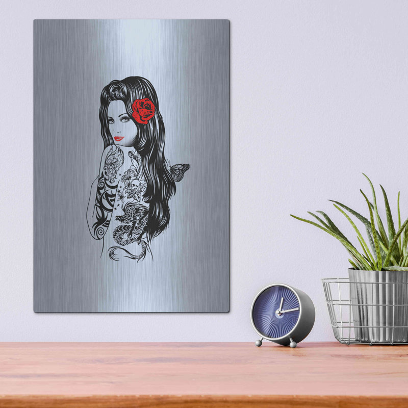 «Girl» par Rachel Caldwell, H 16 po x l 12 po