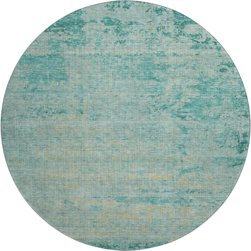 Premium Machine Washable Jakiyra AMF1901 Modern Rug, Round 8'