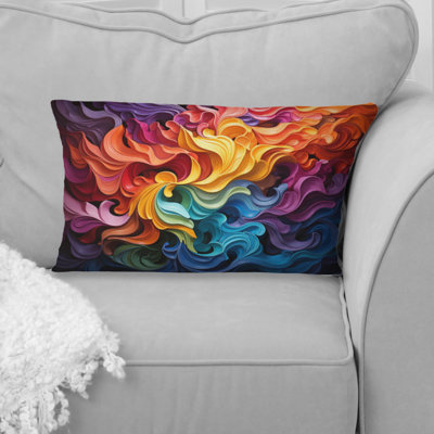 Opt Art Vibrant Illusions II - Op Art Printed Throw Pillow