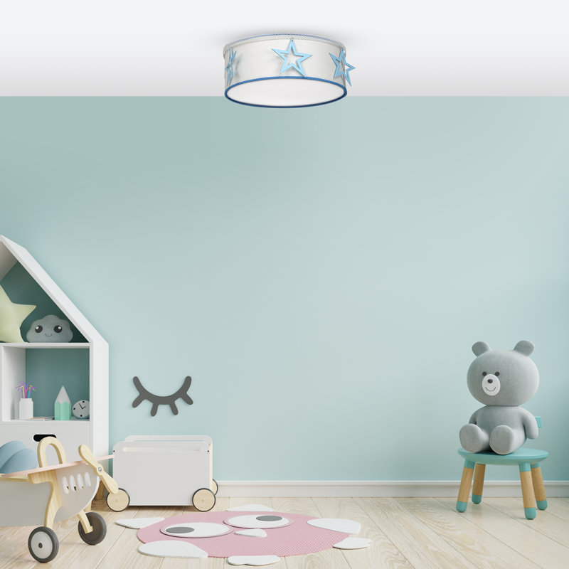 Star Cotton / Cotton Blend Flush Mount