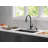 Hazelwood Pull Down Sprayer Kitchen Sink Faucet with Matching Soap Dispenser-86678066