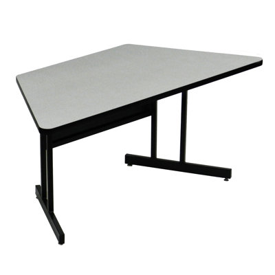 Height Adjustable Training Table with Modesty Panel and Modesty Panel