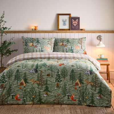 Cotton Abstract Duvet Cover Set with Pillowcases