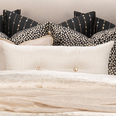 Afternoon Cafe Designer Lumbar Pillow