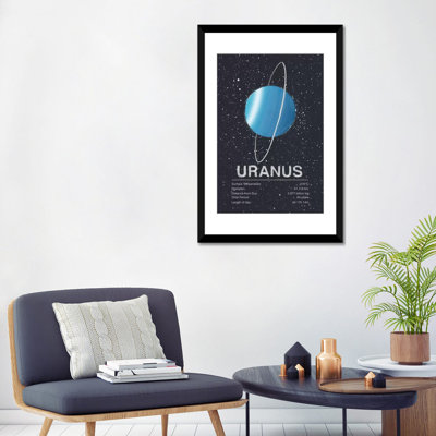 « the planets series : uranus », impression sur toile tendue
