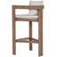 Tabouret de bar d'extérieur rembourré en tissu Newport Glenmore-1463650865
