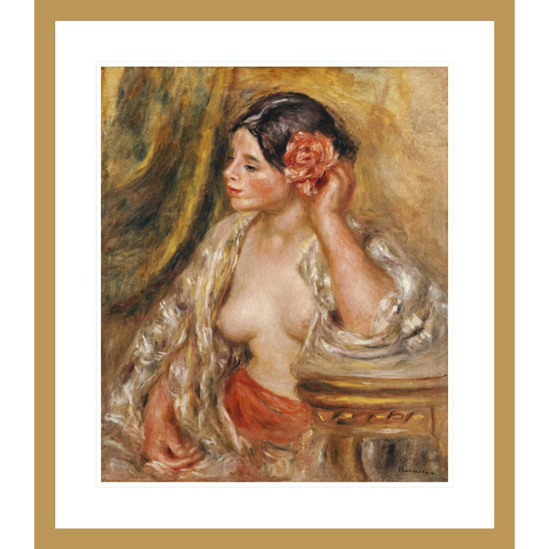 Pierre-Auguste Renoir - Estampe numérique encadrée, H 26,88 po x l 23,5 po