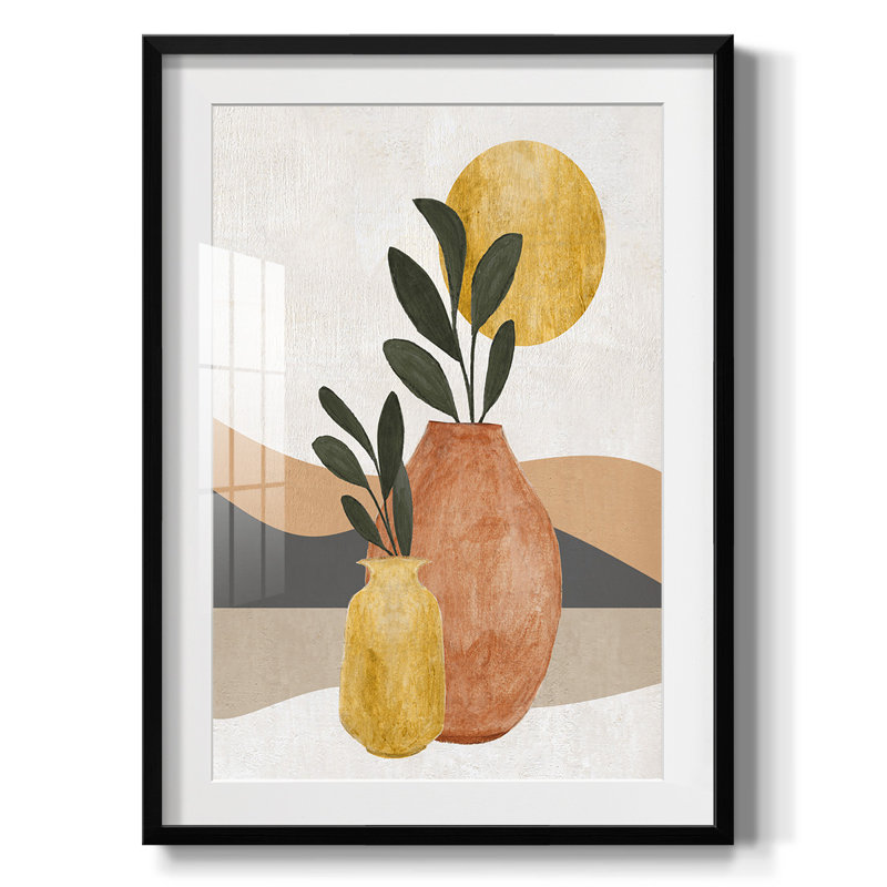 " Impasto I ", Yes, Black Framed Paper