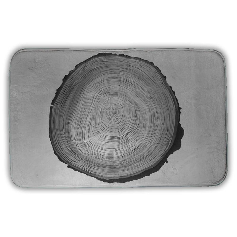 Faylin Microfiber Non-Slip Bath Mat, 34" W x 21" L