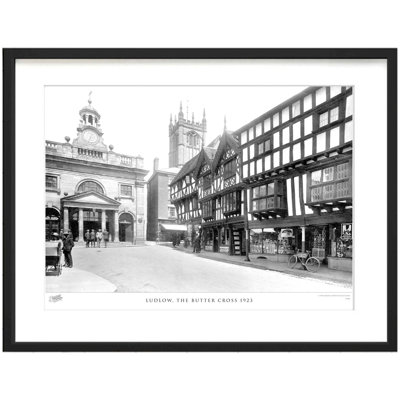 Ludlow, The Butter Cross 1923 - Single Picture Frame Print
